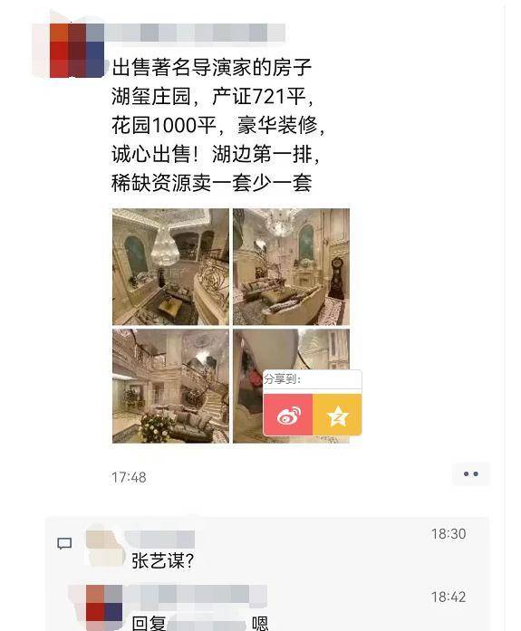 3000万网民币！张艺谋急售无锡临湖别墅<strong></p>
<p>币民</strong>，不要错过