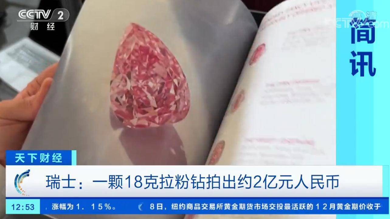 这颗粉钻<strong></p>
<p>钻石币</strong>，拍出2亿元！长啥样？