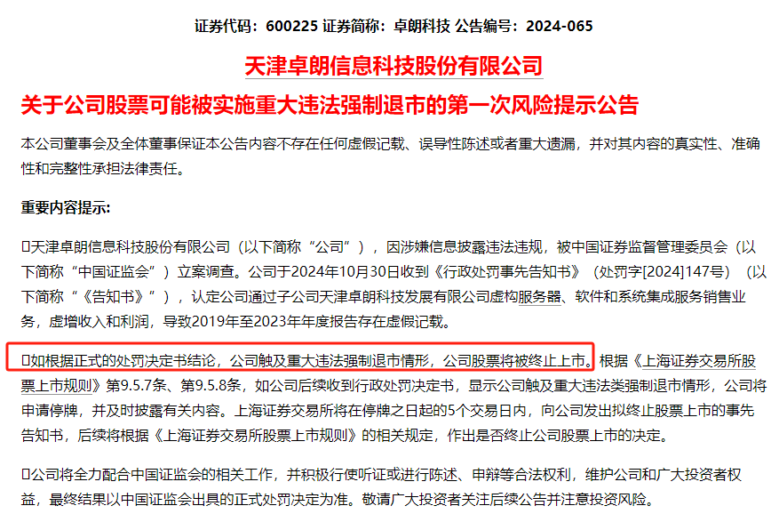 连续5年造假！这只A股<strong></p>
<p>苹果公司股票</strong>，面临强制退市！