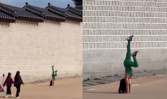 韩媒：越南一女子在首尔景福宫穿紧身衣练瑜伽引韩网民不满<strong></p>
<p>股票庄家</strong>，当事人回应