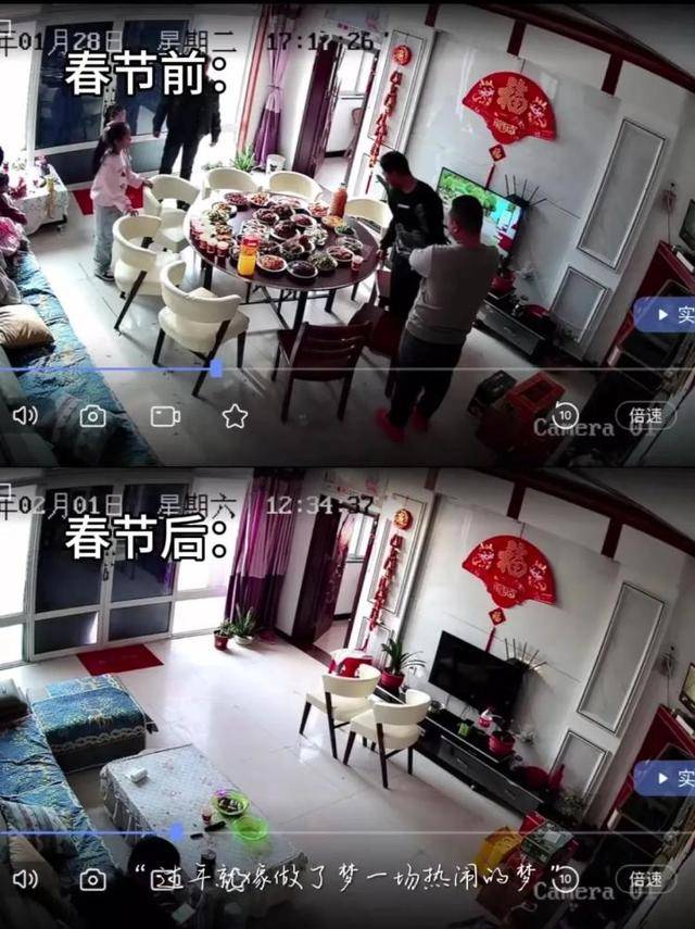 “原来年兽是我自己”<strong></p>
<p>DAO</strong>，监控记录下中国人过年的聚散：像做了一场热闹的梦