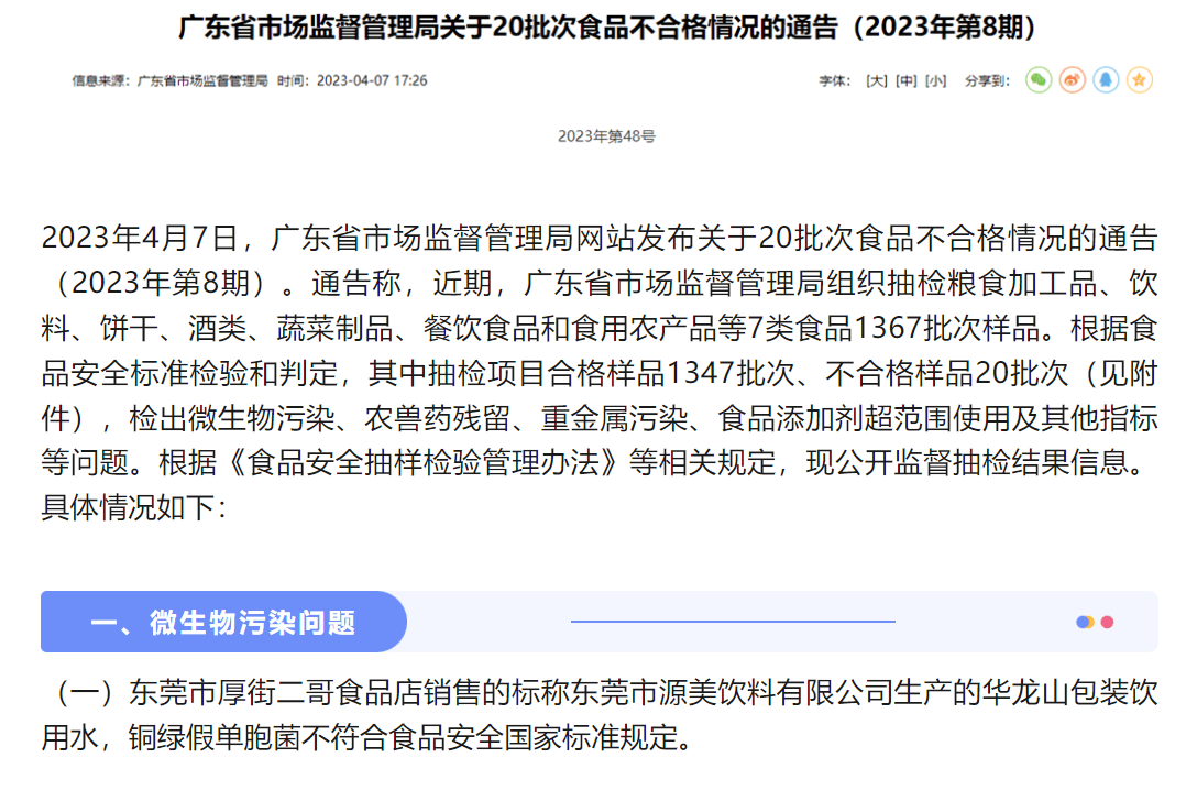曝光<strong></p>
<p>美联储黄金</strong>，东莞两饮用水品牌被检出不合格