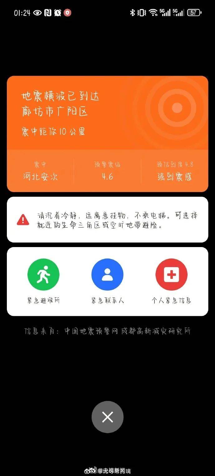 震醒了<strong></p>
<p>周大福股票</strong>！“北京震感”热搜第一！河北廊坊凌晨2次地震
