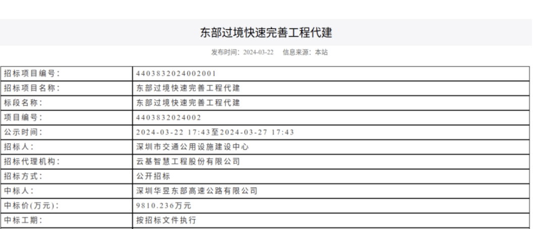一度被传"烂尾"！盼了15年的深圳东部过境高速<strong></p>
<p>周大福珠宝</strong>，终于等来官宣推进
