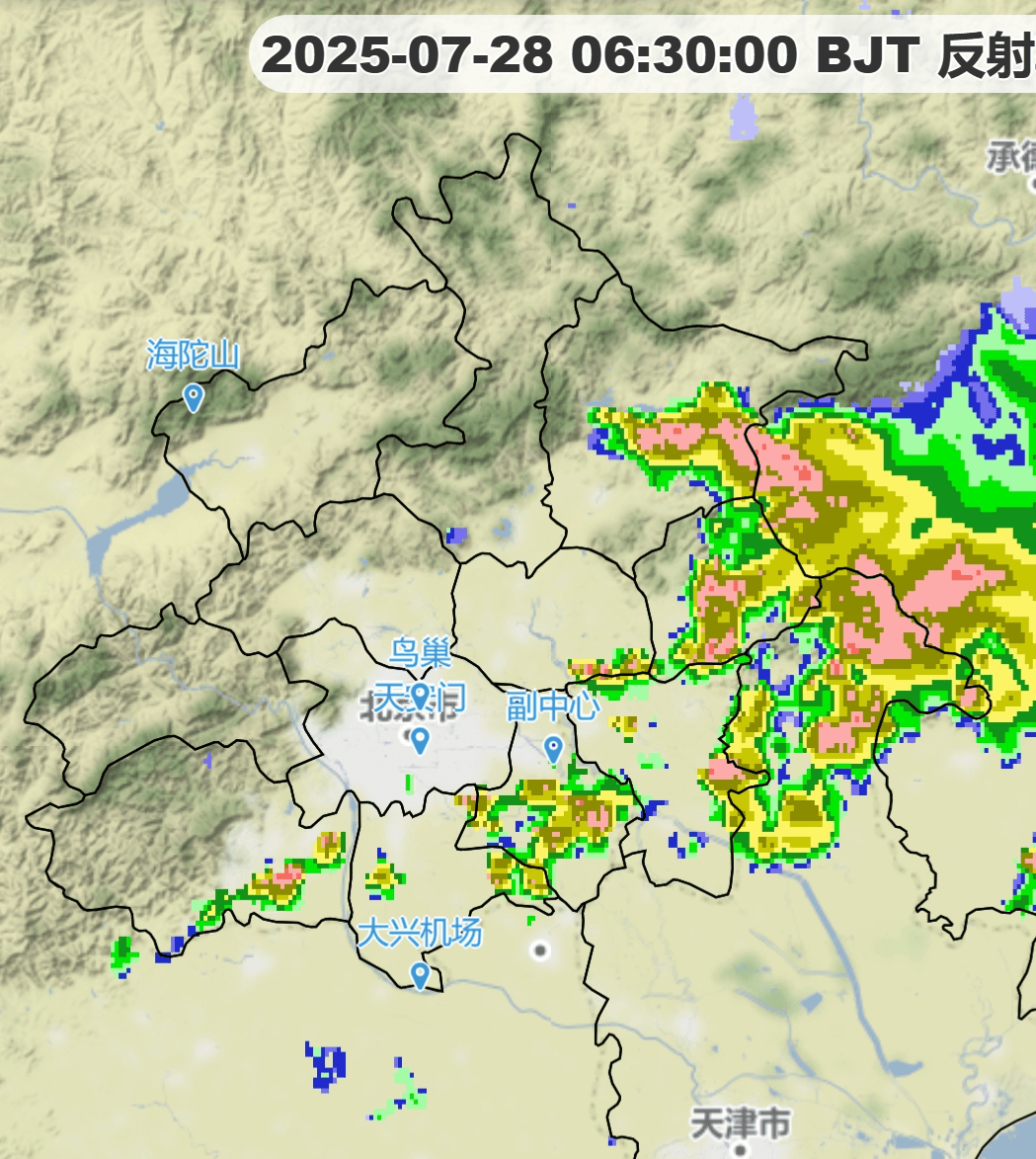 雨情速递 | 看看昨晚北京哪里下<strong></p>
<p>币圈十大交易所</strong>了大暴雨（2025-7-28）