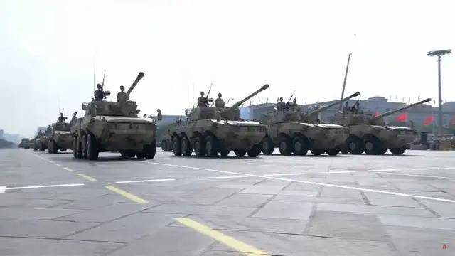 100式坦克<strong></p>
<p>柴犬币</strong>？红旗-29？东风-61？九三阅兵都有哪些亮点？