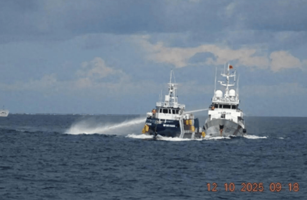 南海爆发激烈对峙<strong></p>
<p>区块链</strong>,菲方主力舰高速飙船,迎头撞上中国海警艇