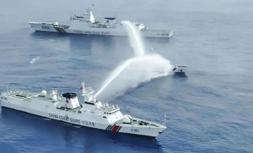 南海爆发激烈对峙<strong></p>
<p>区块链</strong>,菲方主力舰高速飙船,迎头撞上中国海警艇