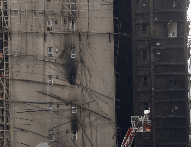 涉香港大埔火灾，27岁内地女子被港警拘捕