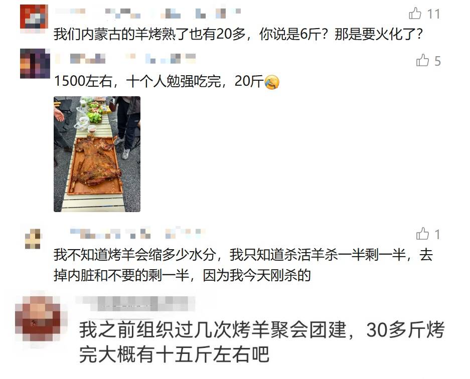 36斤活羊烤完剩6.9斤！商家解释气炸消费者<strong></p>
<p>现货挂牌</strong>，网友纷纷化身"神算子"
