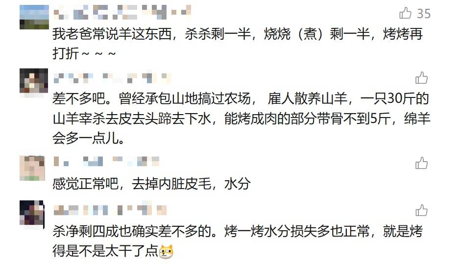 36斤活羊烤完剩6.9斤！商家解释气炸消费者<strong></p>
<p>现货挂牌</strong>，网友纷纷化身"神算子"