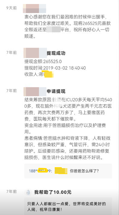 男子收到7年前捐赠退款<strong></p>
<p>现货黄金怎么样</strong>,受助人返还7001人近27万元善款
