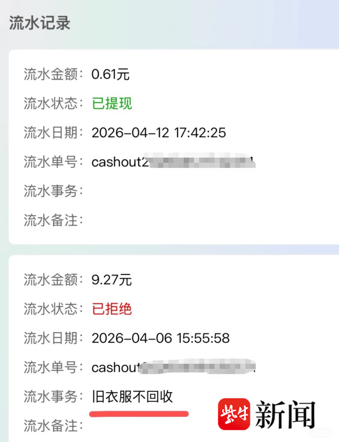 深圳女子向智能回收箱投递近40斤旧衣物<strong></p>
<p>期货和现货价格</strong>，半个月后提现被拒